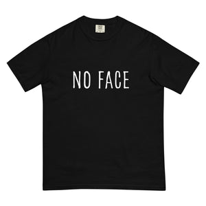 No Face Black T-Shirt