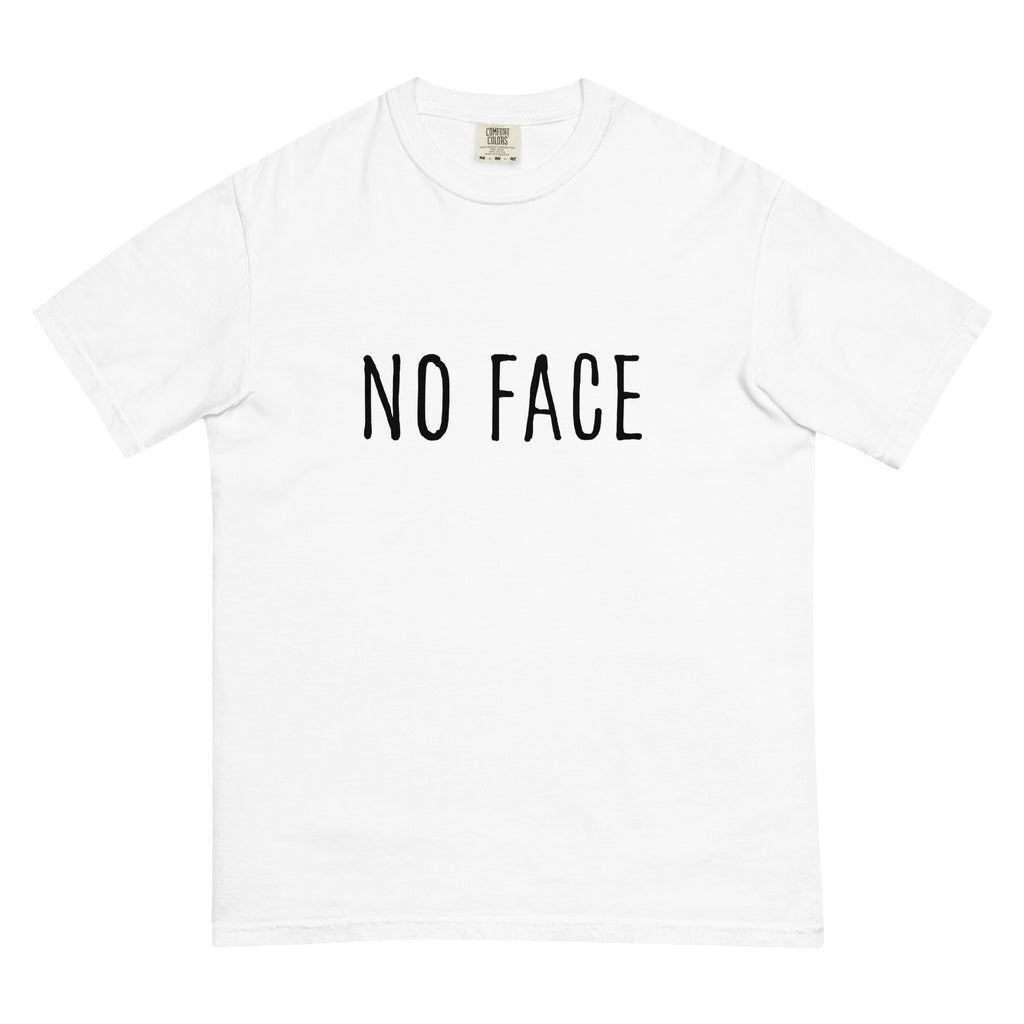 No Face White T-Shirt