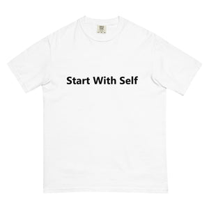 Start With Self White T-Shirt