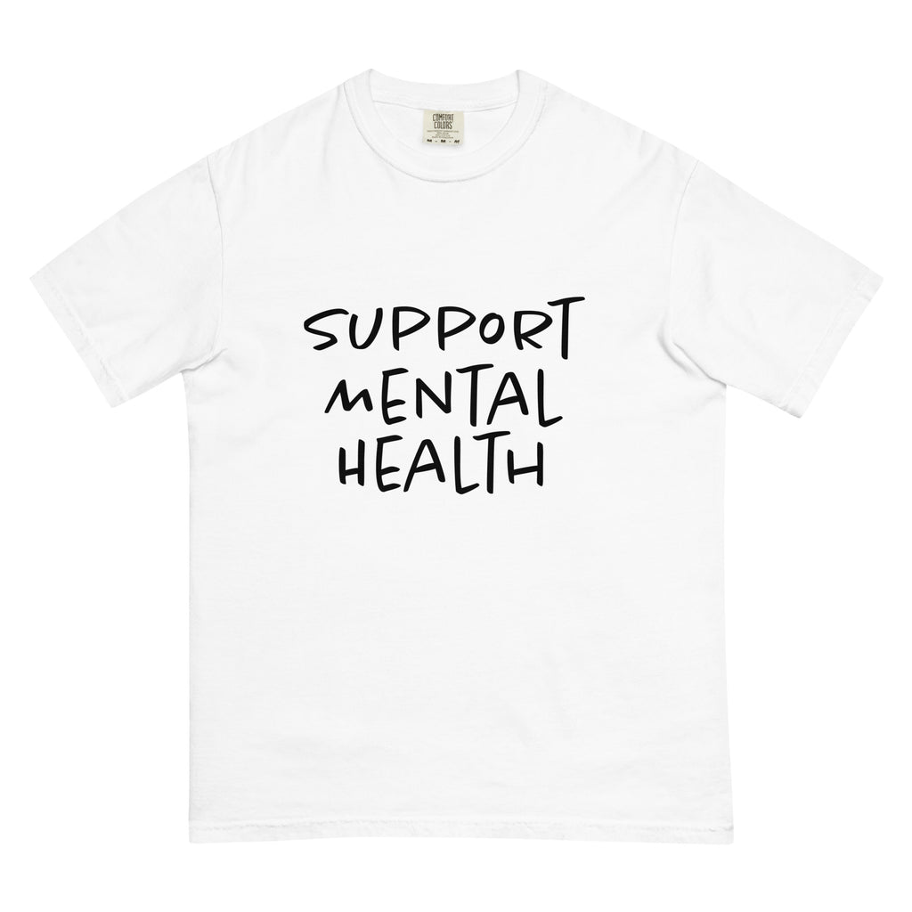 Support Mental Health White T-Shirt