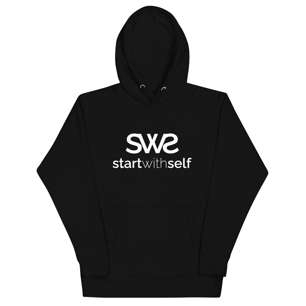 StartWithSelf Logo Black Hoodie