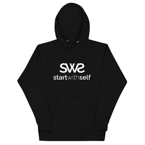 StartWithSelf Logo Black Hoodie