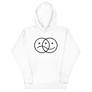 Simple Face2Face White Hoodie