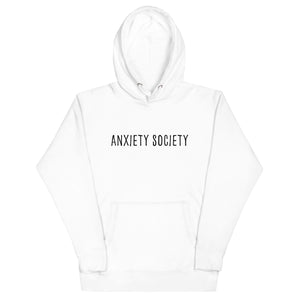 Anxiety Society White Hoodie